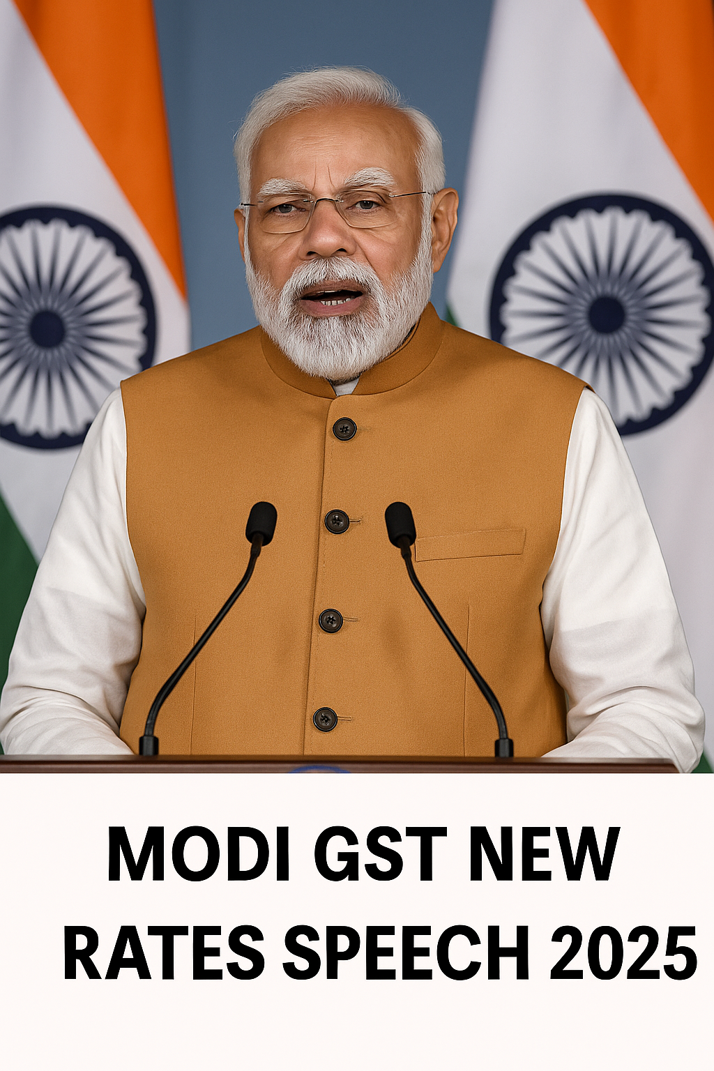 Modi GST New Rates Speech 2025: नई GST दरें और स्वदेशी पर ज़ोर