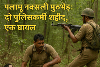 पलामू नक्सली मुठभेड़: दो पुलिसकर्मी शहीद, एक घायल