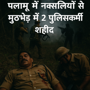 पलामू में नक्सलियों से मुठभेड़ में दो पुलिसकर्मी शहीद