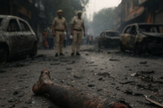 लाल किला धमाके का भयावह मंजर: 25 मीटर तक बिखरे मानव अवशेष