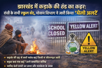 Jharkhand Weather Update: कड़ाके की ठंड से बेहाल रांची, सभी स्कूल बंद, येलो अलर्ट जारी